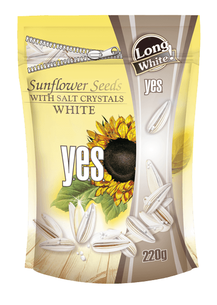 Y.E.S. - White Roasted & Salted Sunflower Seeds 220g