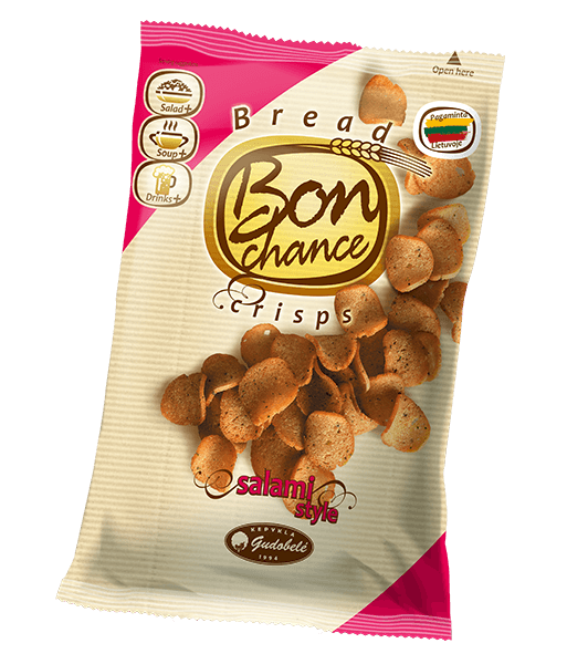 Bon Chance - Bread Crisps Salami Taste 120g