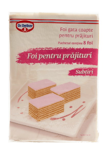 Dr.Oetker - Thin Sheets for Cakes / Foi subtiri pentru prajituri 430g