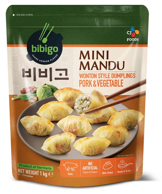 Bibigo Mini Mandu Pork & Vegetable Dumplings 1kg  FROZEN