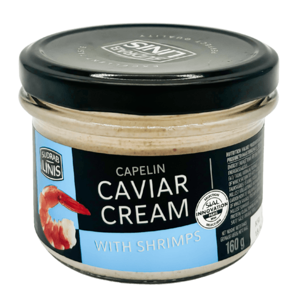 Sudrablinis - Capelin Caviar Cream with Shrimps 160g