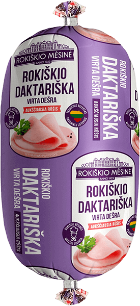 Rokiskio Mesine - Daktariska Cooked Sausage 600g