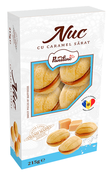 Panilino - Cookies Walnuts with Salted Caramel 215g