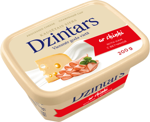 Dzintars - Processed Cheese with Ham 200g