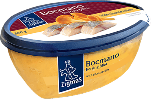 Bocmano - Herring Fillet with Chanterelles 300g