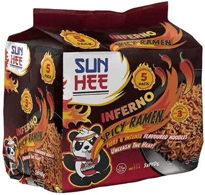 Sun Hee - Inferno Ramen Noodles Family Pack 5x140g