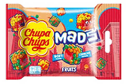 Chupa Chups - Mads Fruits Jelly Beans with Crunchy Sprinkles 45g