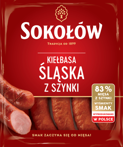 Sokolow - Slaska Sausage with Ham 500g
