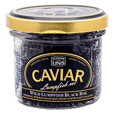 Sudrablinis - Wild Lumpfish Black Caviar 50g