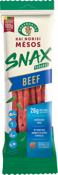Krekenavos - Kabanos Snax with Beef 100g