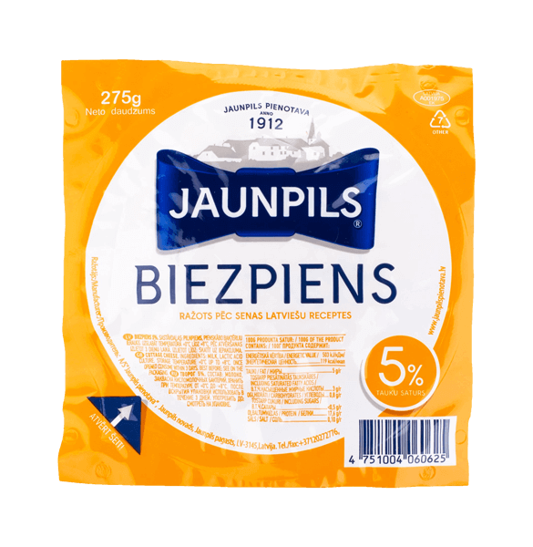 Jaunpils - Curd 5% Fat 275g