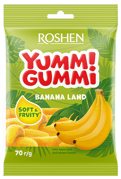 Roshen - Yummi Gummi Banana Land 70g