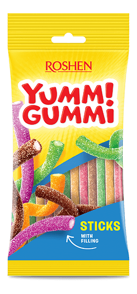 Roshen - Yummi Gummi Sour Sticks 70g