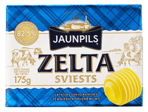 Jaunpils - Butter Zelta 82% 170g