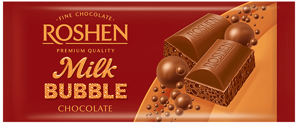 Roshen - Aerated Milk Chocolate 80g
