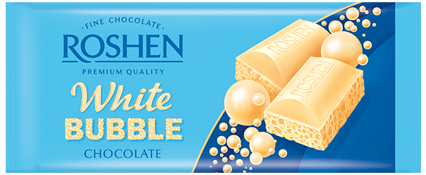 Roshen - Aerated White Chocolate 80g