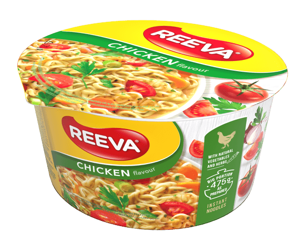 Reeva - Instant Noodles with Chicken Flavour in Cup 75g