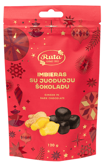 Ruta - Ginger in Dark Chocolate 120g