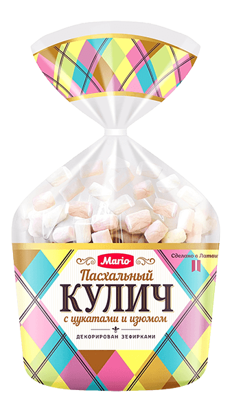 Mario - Easter Cake with Raisins Marshmallow Topping 350g