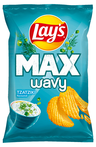 Lays - Crisps Maxx Wavy Tzatziki 120g