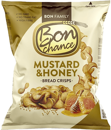 Bon Chance - Bread Crisps with Mustard and Honey 120g