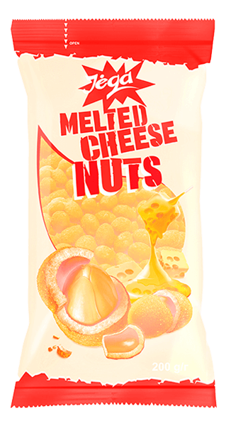 Jega - Melted Cheese Flavoured Crispy Coated Peanuts 200g