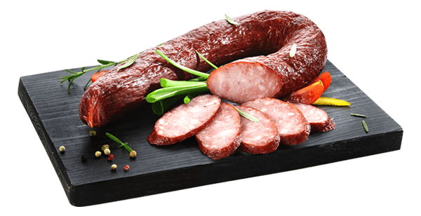 Delikatesas - Senoliu Hot Smoked Sausage kg (~500g)