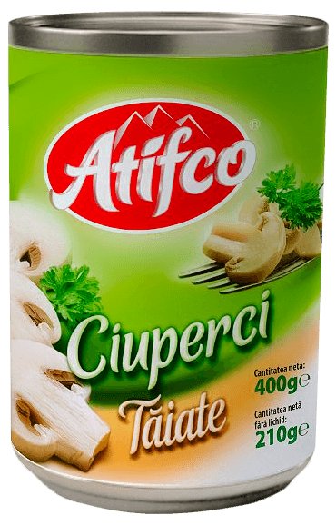 Atifco - Mushroom Slices Can 400g