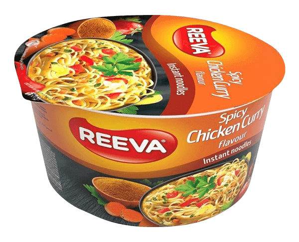 Reeva - Instant Noodles Spicy Chicken Curry Flavour 75g Cup