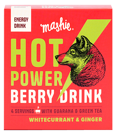 Hot Power - Whitecurrant and Ginger Puree for Energy Drink 4x40ml