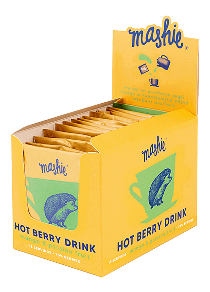 Mashie - Mango and Passion Fruit Puree for Tea 15x40ml
