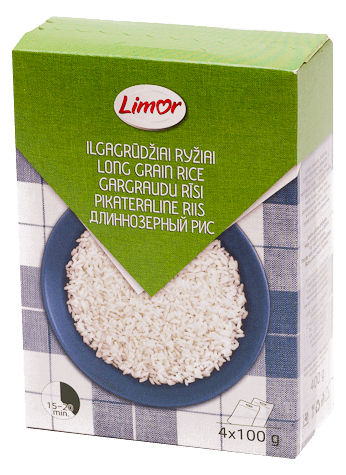 Limor - Rice Long Grain 4x100g
