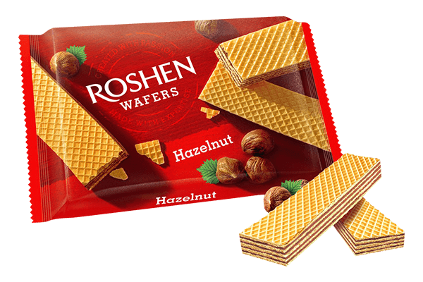 Roshen - Wafers Hazelnut with Hazelnut Filling 72g