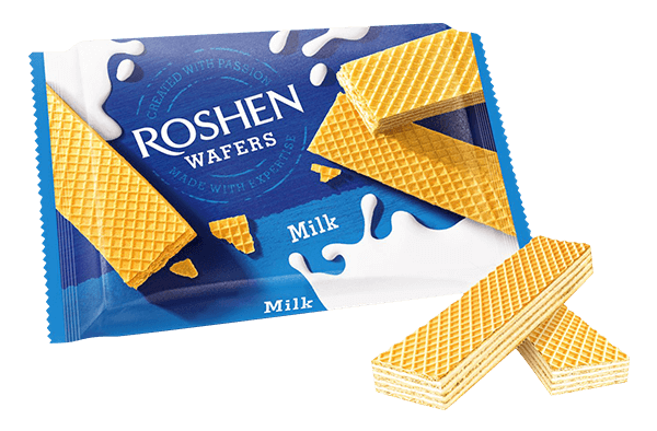 Roshen - Wafers Milk with Milk Filling 72g