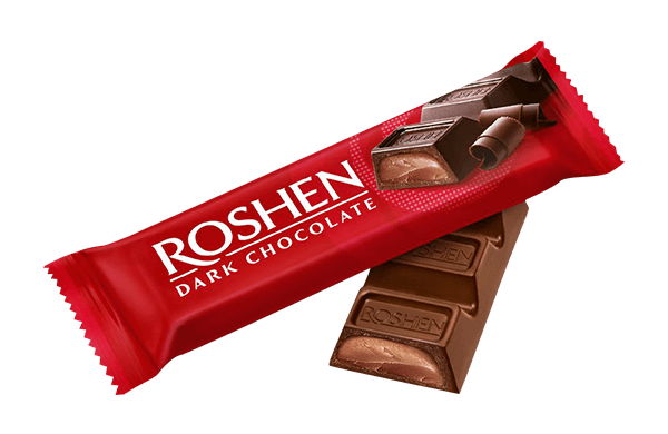 Roshen - Dark Chocolate Bar with Fondant Filling 30g