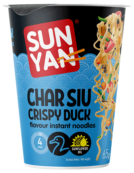 Sun Yan - Asian Style Cup Noodles Crispy Duck Flavour 65g