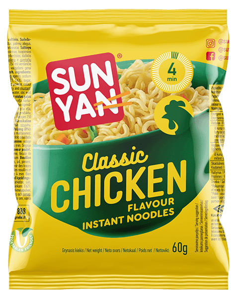 Sun Yan - Instant Noodles Chicken Flavour 60g