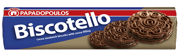 Papadopoulos - Biscotello Chocolate Sandwich Biscuits 200g