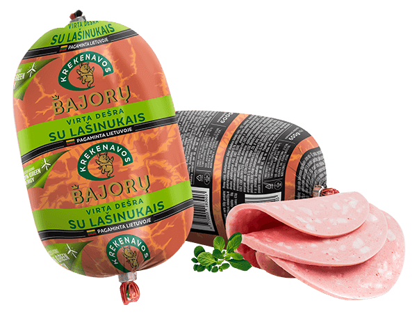 Krekenavos - Bajoru Cooked Sausage with Lards 600g