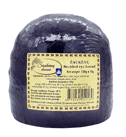 Saukenu - Black Rye Saukenu Bread 720g