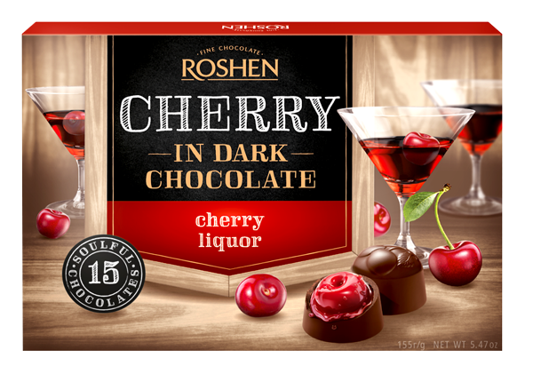 Roshen - Cherry Liquor Chocolates Cherry Queen 154g
