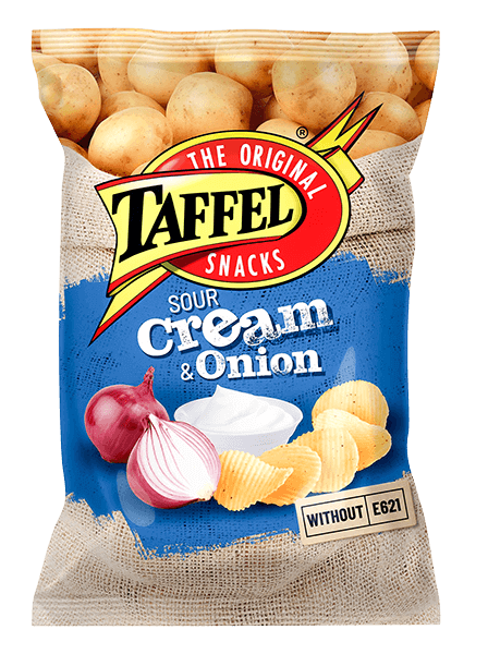 Taffel - Chips Sour Cream and Onion 130g