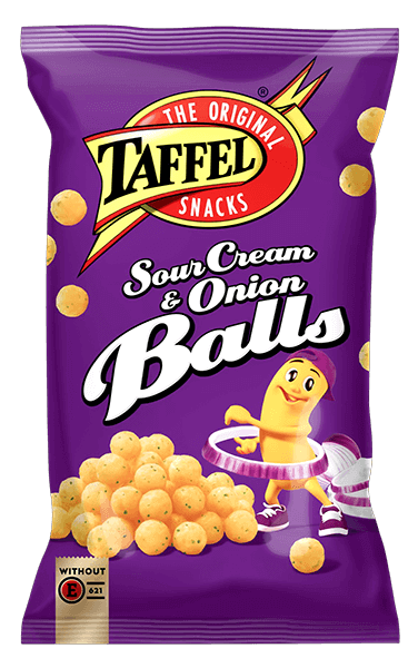 Taffel - Sour Cream and Onion Balls 165g