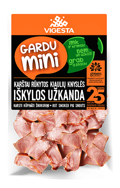 Vigesta - Hot Smoked Pork Snouts Picnic Snack 170g