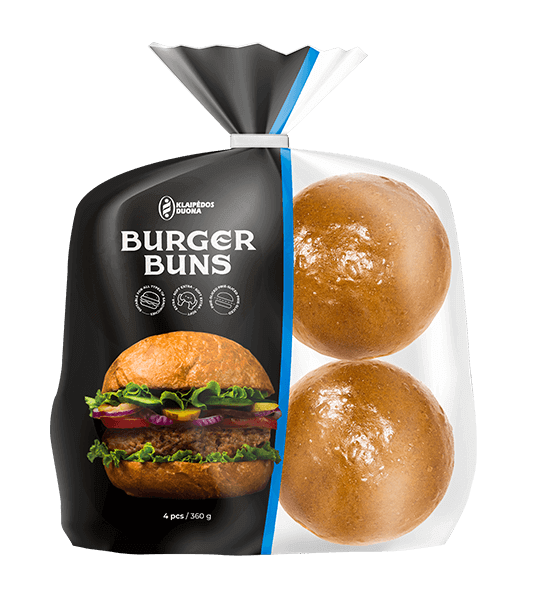 Klaipedos Duona - Burger Buns (4pcs)