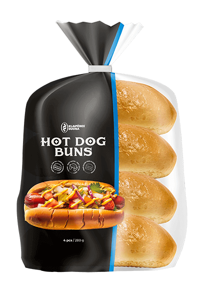 Klaipedos Duona - Hot Dog Buns (4pcs)