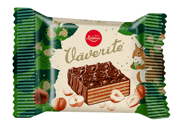 Laima - Vaverite Coated Wafer Cake 40g