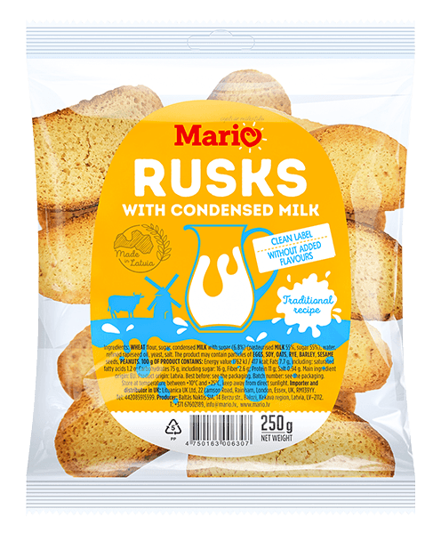 Mario - Rusks with Condensed Milk 250g