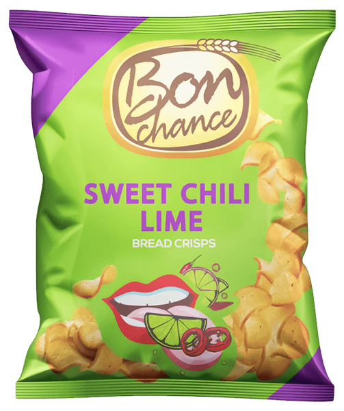 Bon Chance - Bread Chips Sweet Chili and Lime Flavour 120g