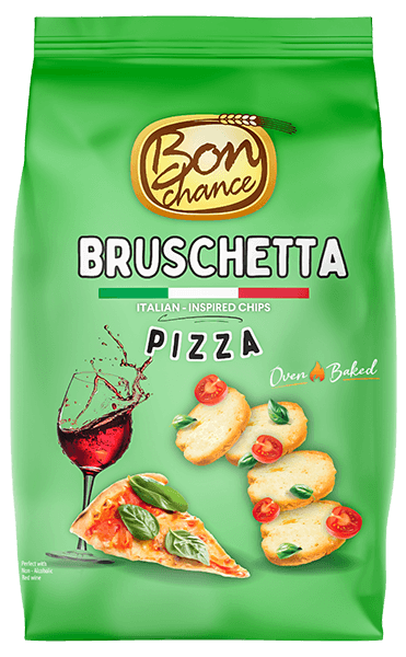 Bon Chance - Bruschetta Chips with Pizza Flavour 70g